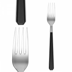 Set jedilnega pribora 24 kosov - Woodstock črn CNS