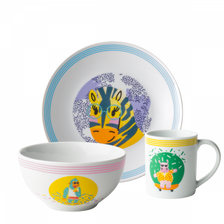 Otroški komplet porcelana 3 kosi - Jungle Patrol